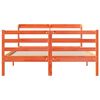 vidaXL Sengeramme uten madrass brun 150x200 cm heltre furu