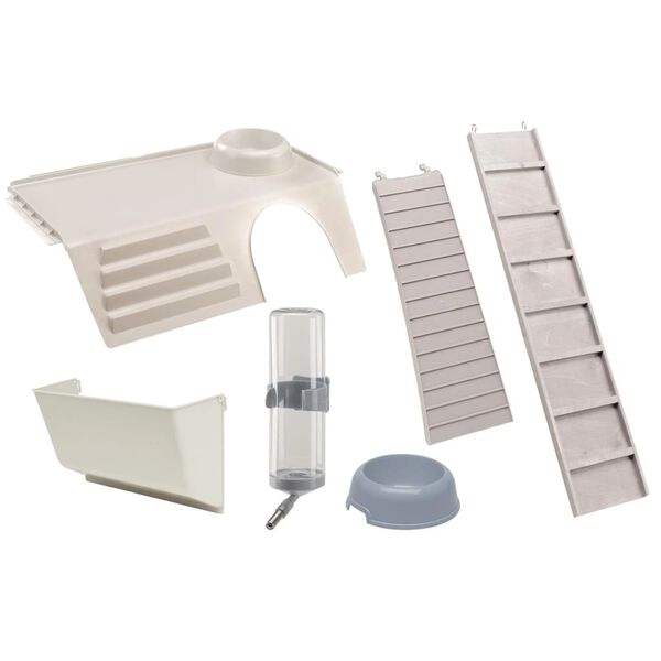 Ferplast Kaninbur Barn 100 Double 95x57x121 cm gr&aring;