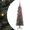 vidaXL Kunstig juletre med 150 LED gr&oslash;nn 150 cm PVC og plast og st&aring;l