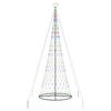 vidaXL LED juletre Flerfarget 399 cm Metall