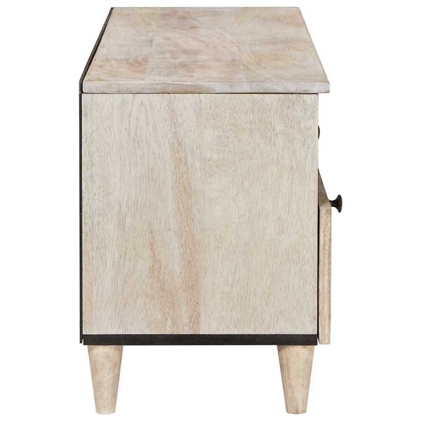 vidaXL TV Enheter med skuff Hvit 100 x 33 x 46 cm Konstruert tre