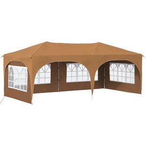 vidaXL Pop-up Festtelt 575 x 288 x 245 cm Beige Oxford Stoff