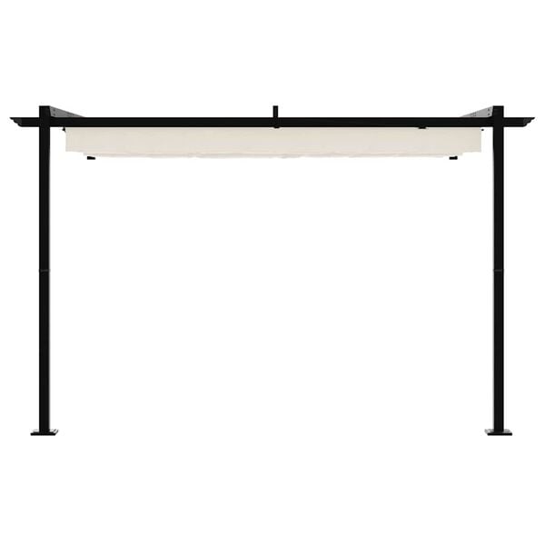 vidaXL Paviljong Krem 300 x 300 x 200 cm Polyester
