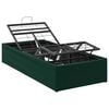 vidaXL Elektrisk Justerbar Seng Ramme Skoggr&oslash;nn 200 x 80 x 33,5 cm