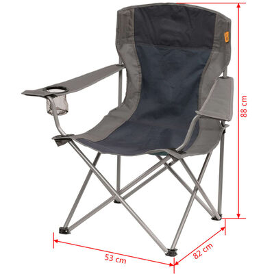 Easy Camp Sammenleggbar campingstol mørkeblå 53x82x88 cm 480044