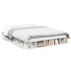 vidaXL Sengeramme hvit 150x200 cm konstruert tre