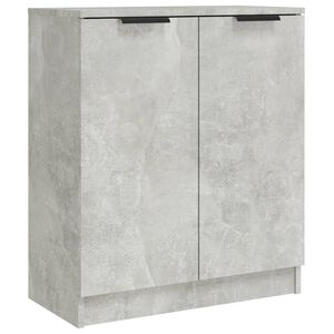 vidaXL Skjenk betonggr&aring; 60x30x70 cm konstruert tre