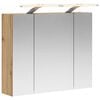vidaXL Baderomsspeilskap Artisan eik 60 x 14,5 x 50 cm Konstruert tre