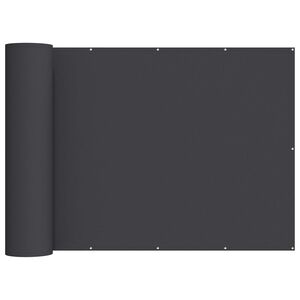 vidaXL Balkong privat skjerm 200 x 300 cm Stoff med PU-belegg Svart
