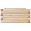 vidaXL Hageplantekasse 50x50x23 cm heltre furu