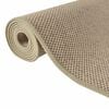 vidaXL Teppel&oslash;per sisal-utseende sand 50x200 cm
