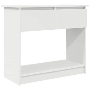 vidaXL konsollbord med skuffer hvit 85,5x38,5x74,5 cm