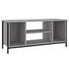 vidaXL TV-benk gr&aring; sonoma 102x35x45 cm konstruert tre