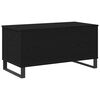 vidaXL Kaffebord Svart Eik 90 x 44,5 x 45 cm Konstruert tre