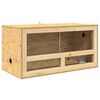 vidaXL Terrarium Brun 80 x 40 x 40 cm OSB