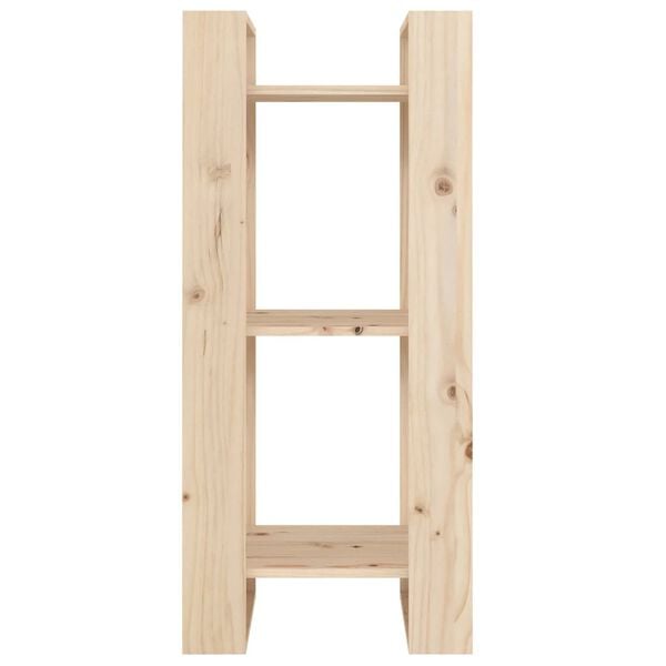 vidaXL Bokhylle/romdeler 41x35x91 cm heltre furu