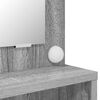vidaXL Soverom sminkebord Gr&aring; Sonoma 80 x 39,6 x 135 cm Konstruert tre