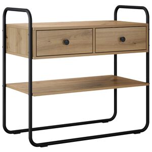 vidaXL Konsollbord Artisan eik 80 x 40 x 75 cm Konstruert tre