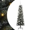 vidaXL Kunstig juletre med 150 LED gr&oslash;nn 150 cm PVC og plast og st&aring;l