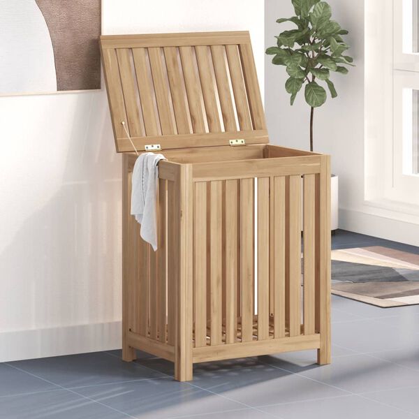 vidaXL Skittent&oslash;yskurv 50x35x60 cm heltre teak