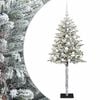 vidaXL Kunstig juletre med kuler 120 cm 150 LED-lys Varmhvit