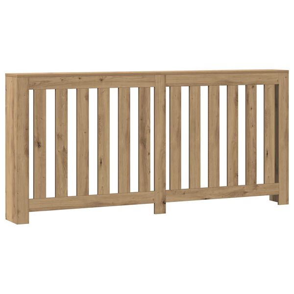 vidaXL Radiatordeksel artisan eik 175x20x82 cm konstruert tre