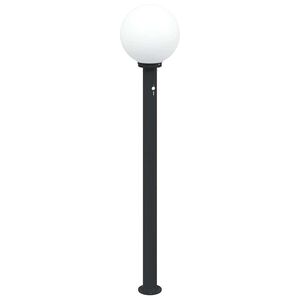 vidaXL Pullertlampe med sensor 120 cm svart IP44