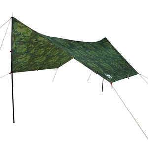 vidaXL Campingpresenning kamuflasje 438x376x212 cm vanntett
