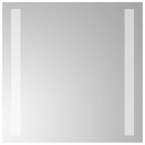 vidaXL Baderomsspeil med LED 30x30 cm