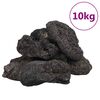 vidaXL Lavasteiner 10 kg svart 10-30 cm