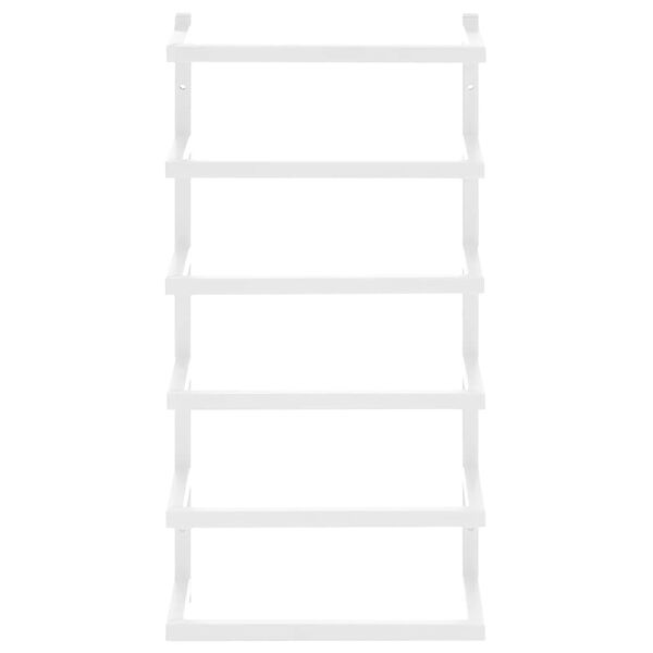 vidaXL Håndklestativ 24x12x48 cm stål hvit