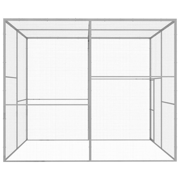 vidaXL Katteg&aring;rd 3x3x2,5 m galvanisert st&aring;l
