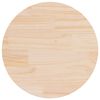 vidaXL Bordplate &Oslash;70x2,5 cm heltre furu