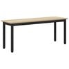 vidaXL benk Sonoma eik 110 x 35 x 45 cm Konstruert tre