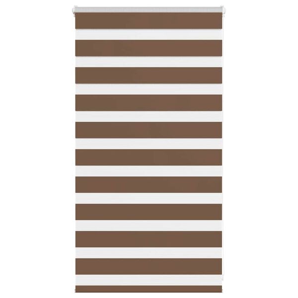 vidaXL Sebragardin brun 80x100 cm stoff bredde 75,9 cm polyester