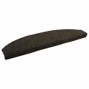 vidaXL Selvlimende trappematter 15 stk. 80 x 24,5 x 3,5 cm M&oslash;rk brun