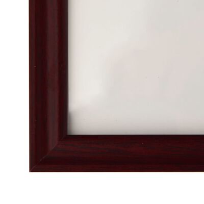 vidaXL Fotorammekollasje 5 stk for vegg eller bord 59,4x84 cm mørkerød