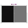 vidaXL Uttrekkbar sidemarkise 200x300 cm svart