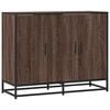 vidaXL Skjenk brun eik 94x35x76 cm konstruert tre