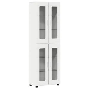 vidaXL H&oslash;yskap FLORIN 60 x 35 x 182 cm Hvit Konstruert tre