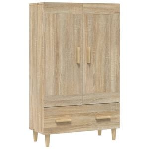 vidaXL Highboard sonoma eik 70x31x115 cm konstruert tre