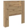 vidaXL Hodegavl Artisan Eik 100 x 15 x 103,5 cm Konstruert tre
