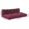 vidaXL Palle sofa pute Marron stoff