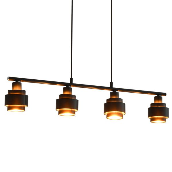vidaXL Taklampe 82 cm E14 svart