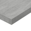 vidaXL Hylleplater 8 stk betonggr&aring; 80x10x1,5 cm sponplate