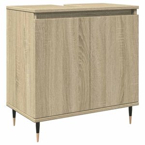 vidaXL Servantskap sonoma eik 58x33x60 cm konstruert tre