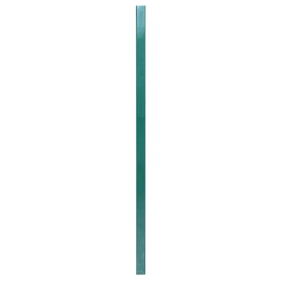 vidaXL Gjerdestolper 10 stk grønn 130 cm galvanisert stål