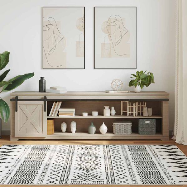 vidaXL Skyved&oslash;rsett for skap 213 cm karbonst&aring;l