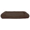vidaXL Hundesofa med puter brun 135x110x23 cm oxford-stoff