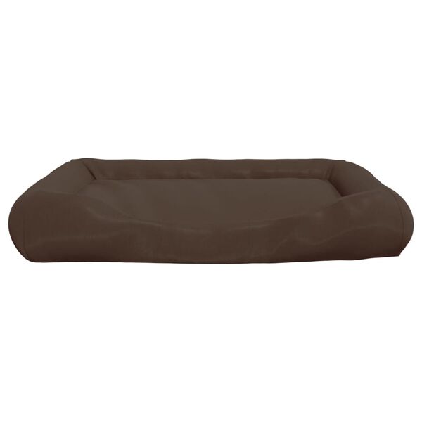 vidaXL Hundesofa med puter brun 135x110x23 cm oxford-stoff